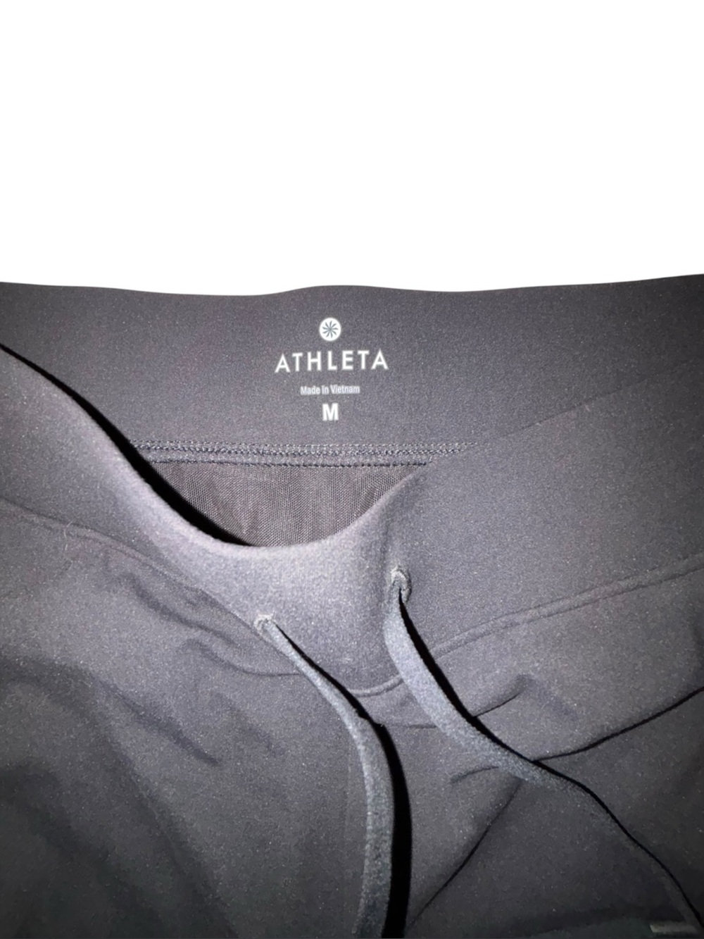 NWT Athleta Powervita Pant Women’s Black Athleisure Joggers Ankle 122593 Sz M - Picture 7 of 12